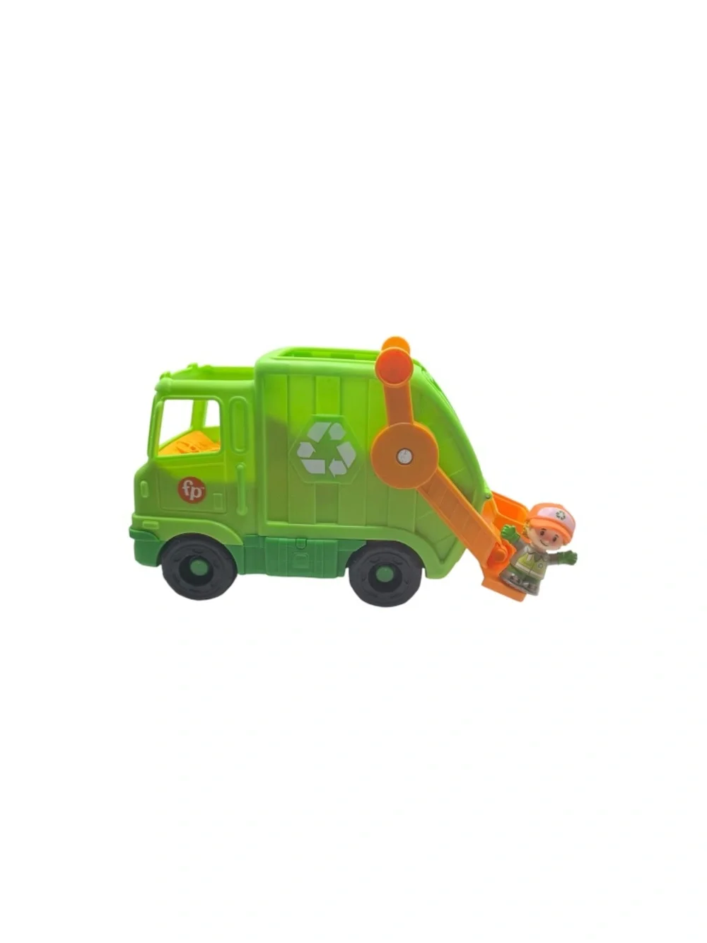 Fisher-Price Little People Recycling Truck with Figure (Sound Not Functional)